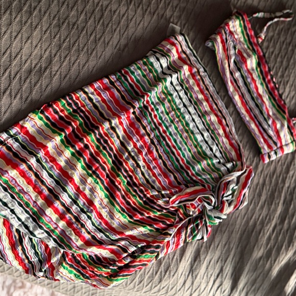 Colorful Striped Two-Piece Set - Picture 2 of 4